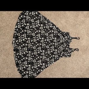 Torrid - 14 - Skelaton Black Sundress - Goth Halloween